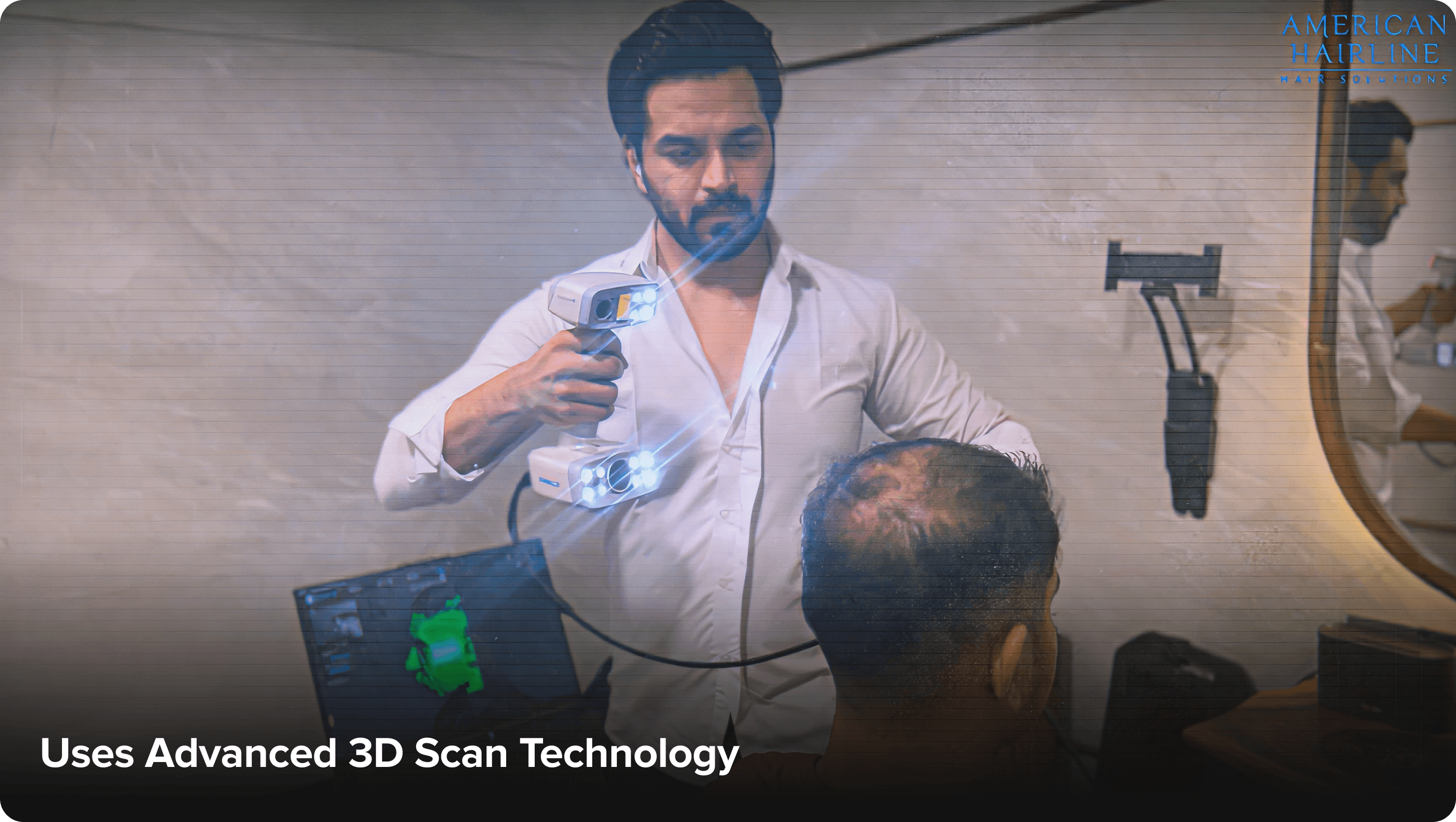 American Hairline using advanced 3D scan technology