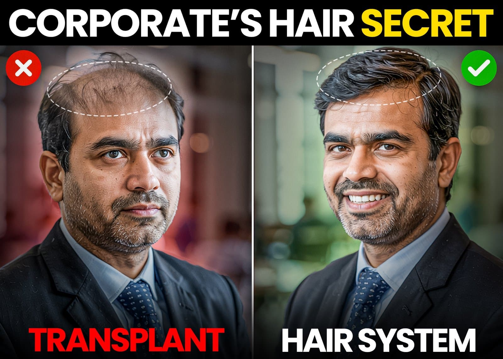 Why Corporate India Is Secretly Embracing Hair Patches Over Transplants