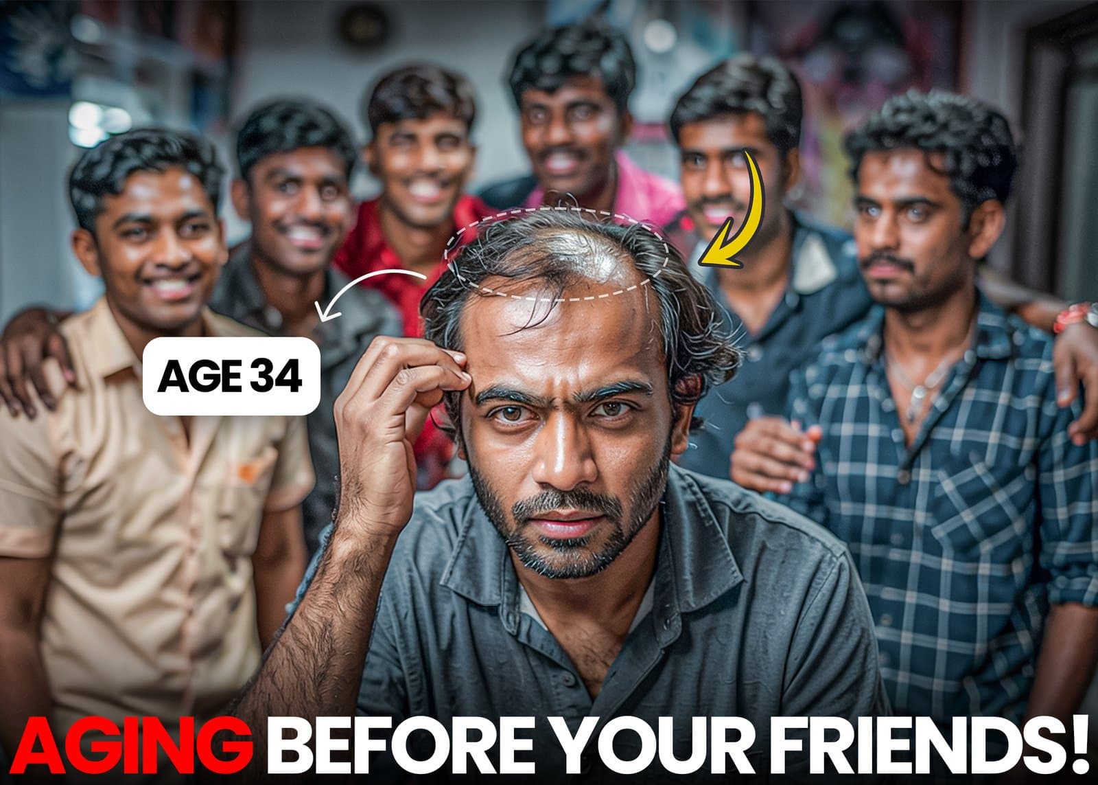 Are You Aging Faster Than Your Friends? The Secret to a Youthful Hairline