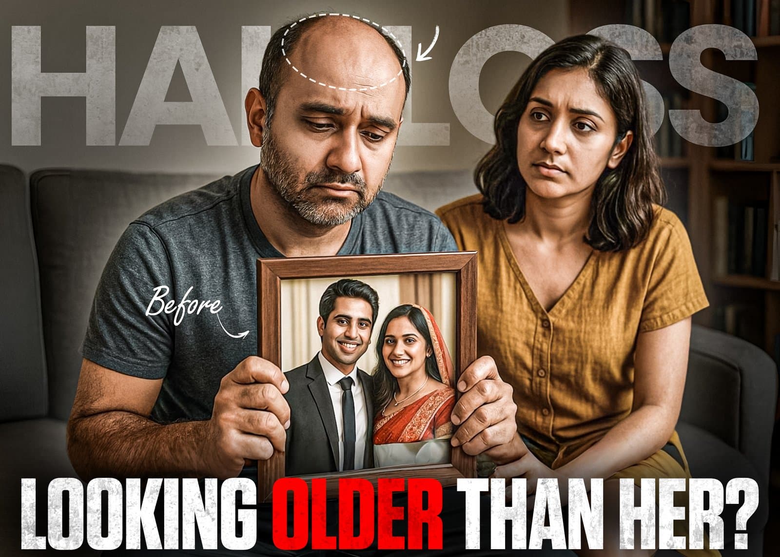 Is Hair Loss Making You Look Older Than Your Wife? Here’s What to Do
