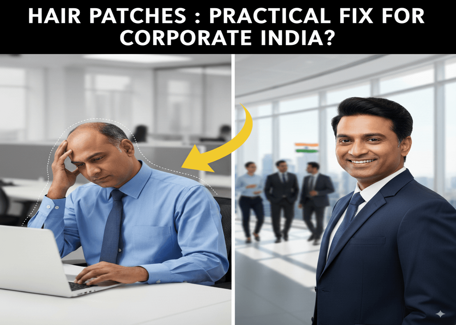 Why Hair Patches Are the Most Practical Fix for Corporate India
