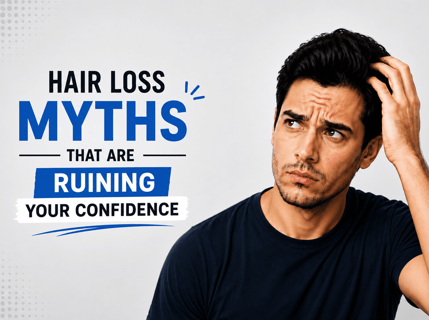 Hair Loss Myths Every Young Man Needs to Stop Believing (And What Actually Helps)