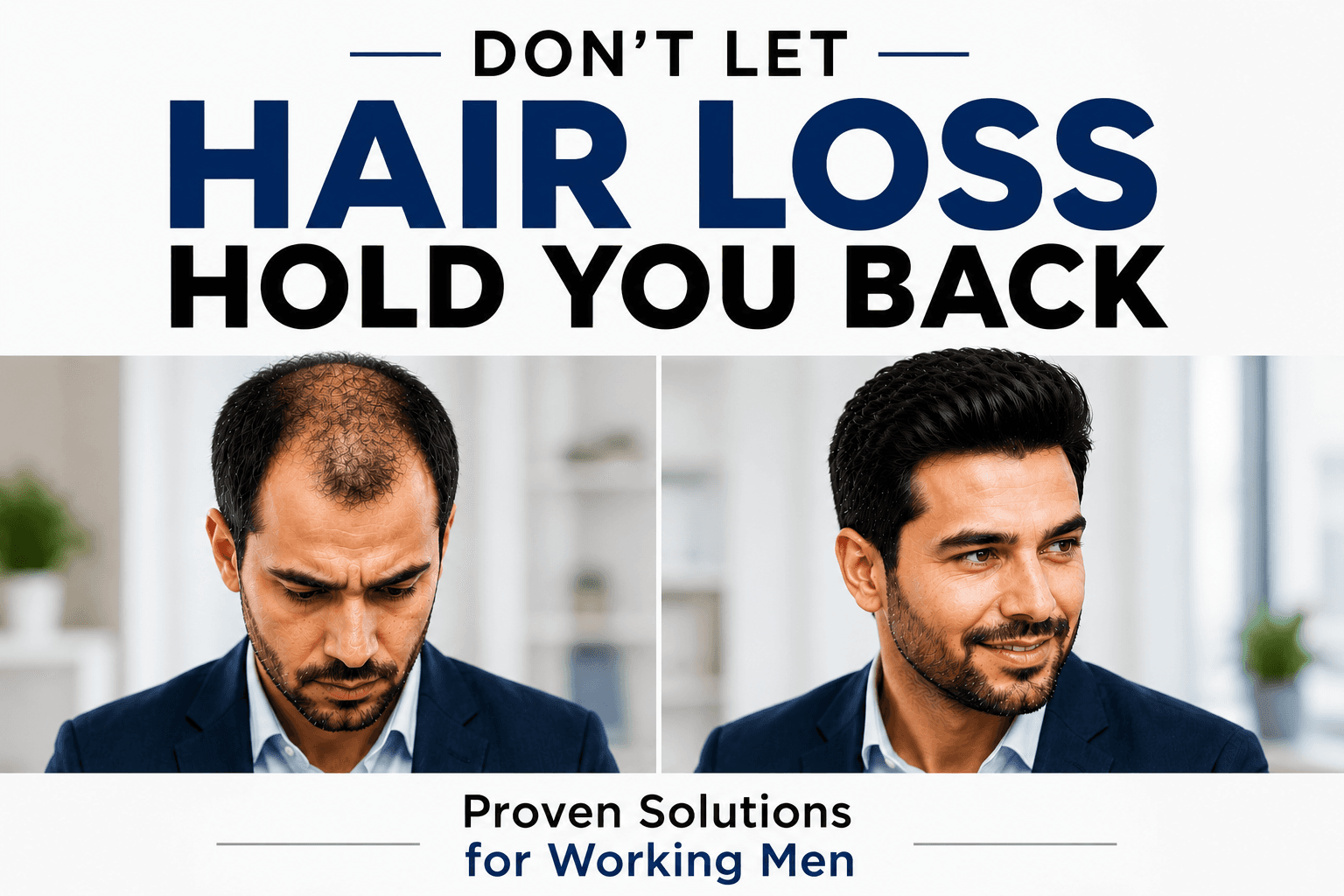 Don’t Let Hair Loss Hold You Back: Proven Solutions for Working Men