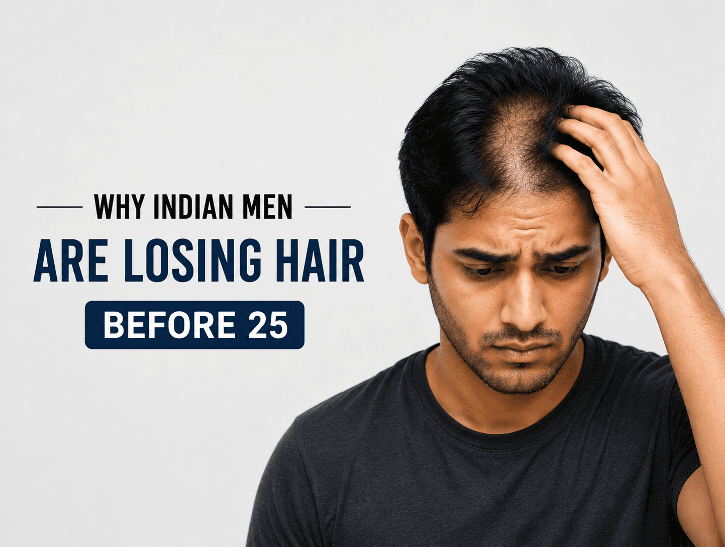 Why Are Indian Men Under 25 Losing Their Hair Faster Than Ever? Here’s What You Need to Know!