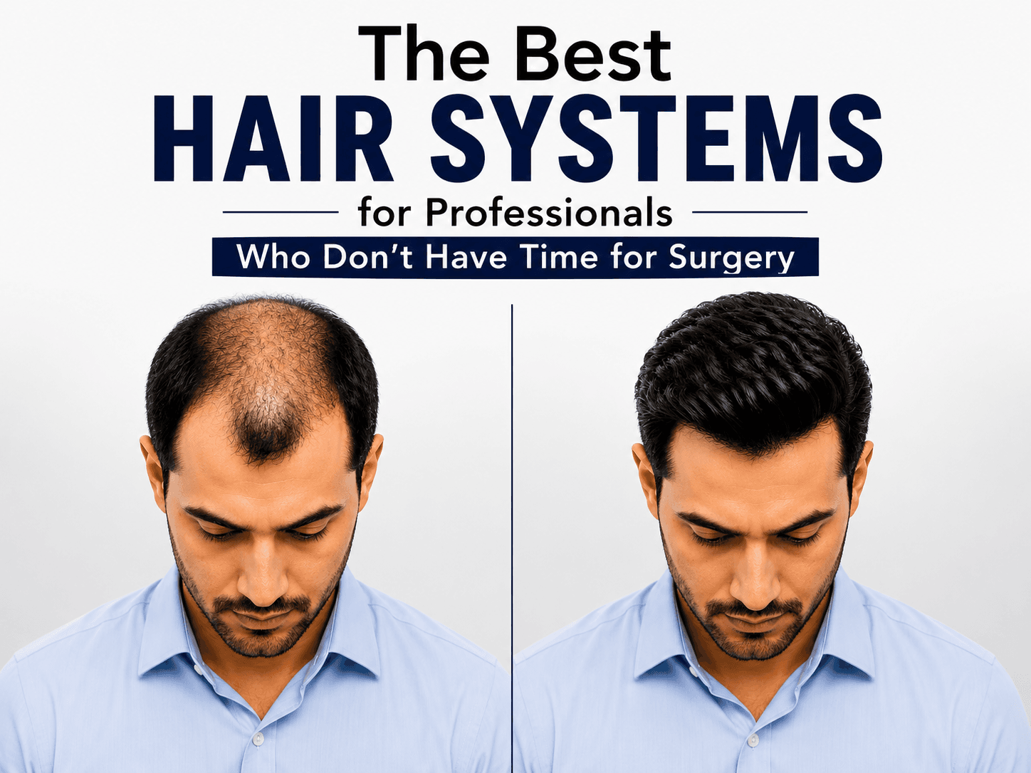 The Best Hair Systems for Professionals Who Don’t Have Time for Surgery