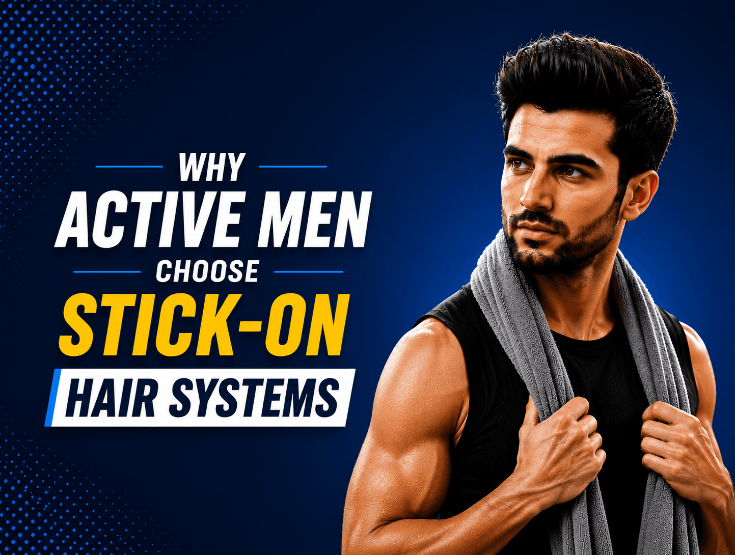 Are Stick-On Hair Systems Better for Active Men? Here’s the Truth