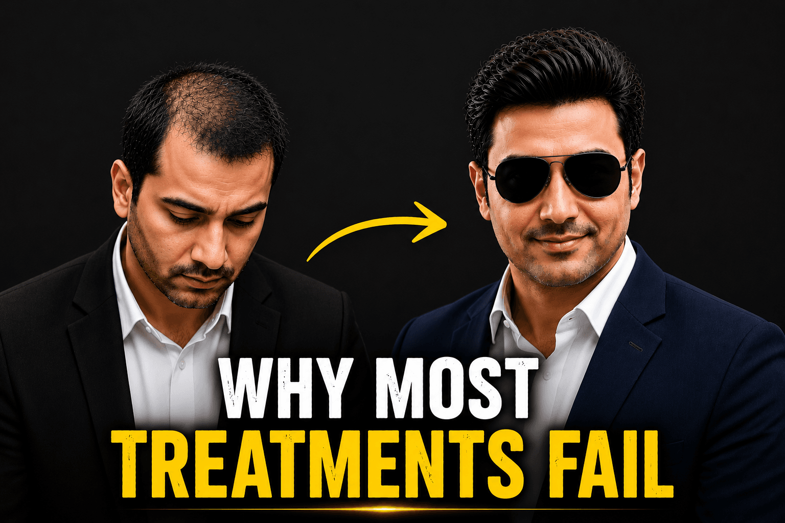 Why Do Most Hair Loss Treatments Fail Busy Indian Professionals?