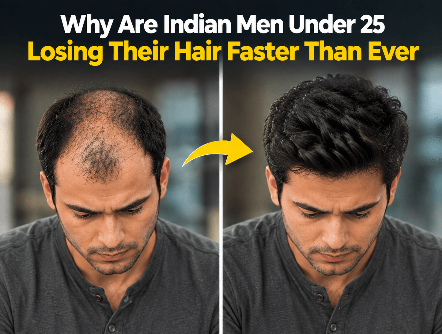 Why Are Indian Men Under 25 Losing Their Hair Faster Than Ever