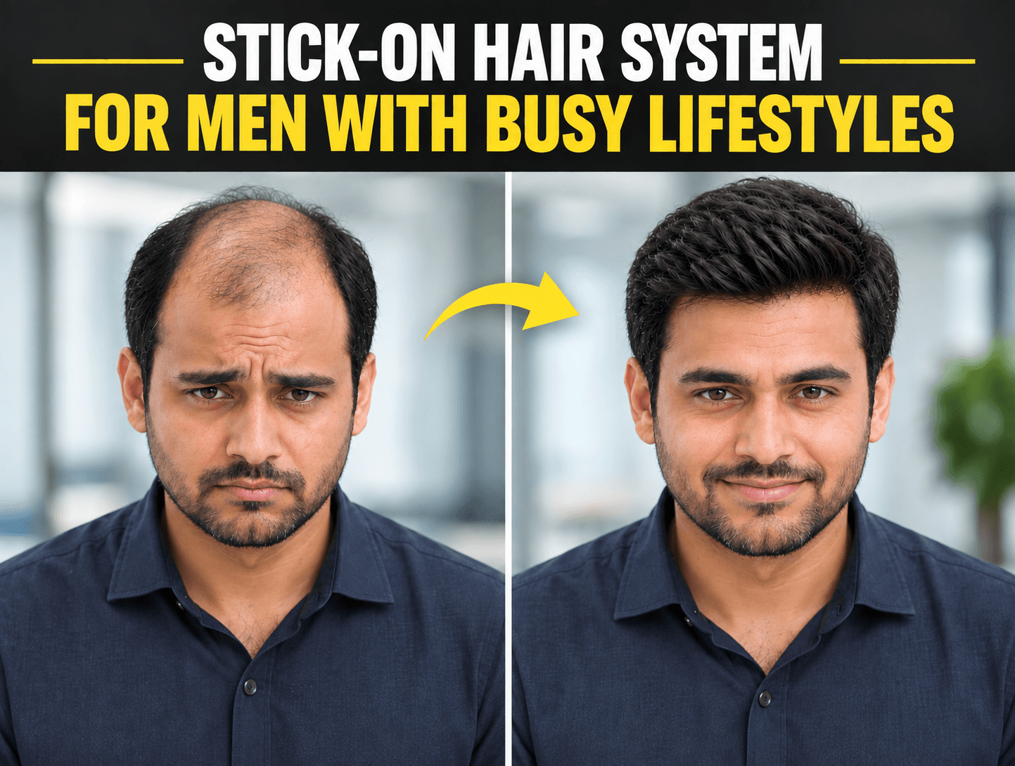 Why Stick-On Systems Are Perfect for Men With Hectic Schedules