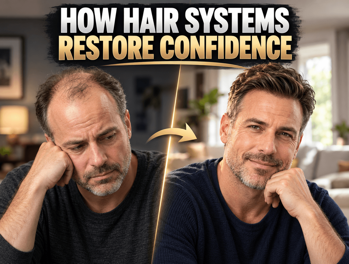 How Hair Systems Restore Confidence for Men Feeling Older at Home