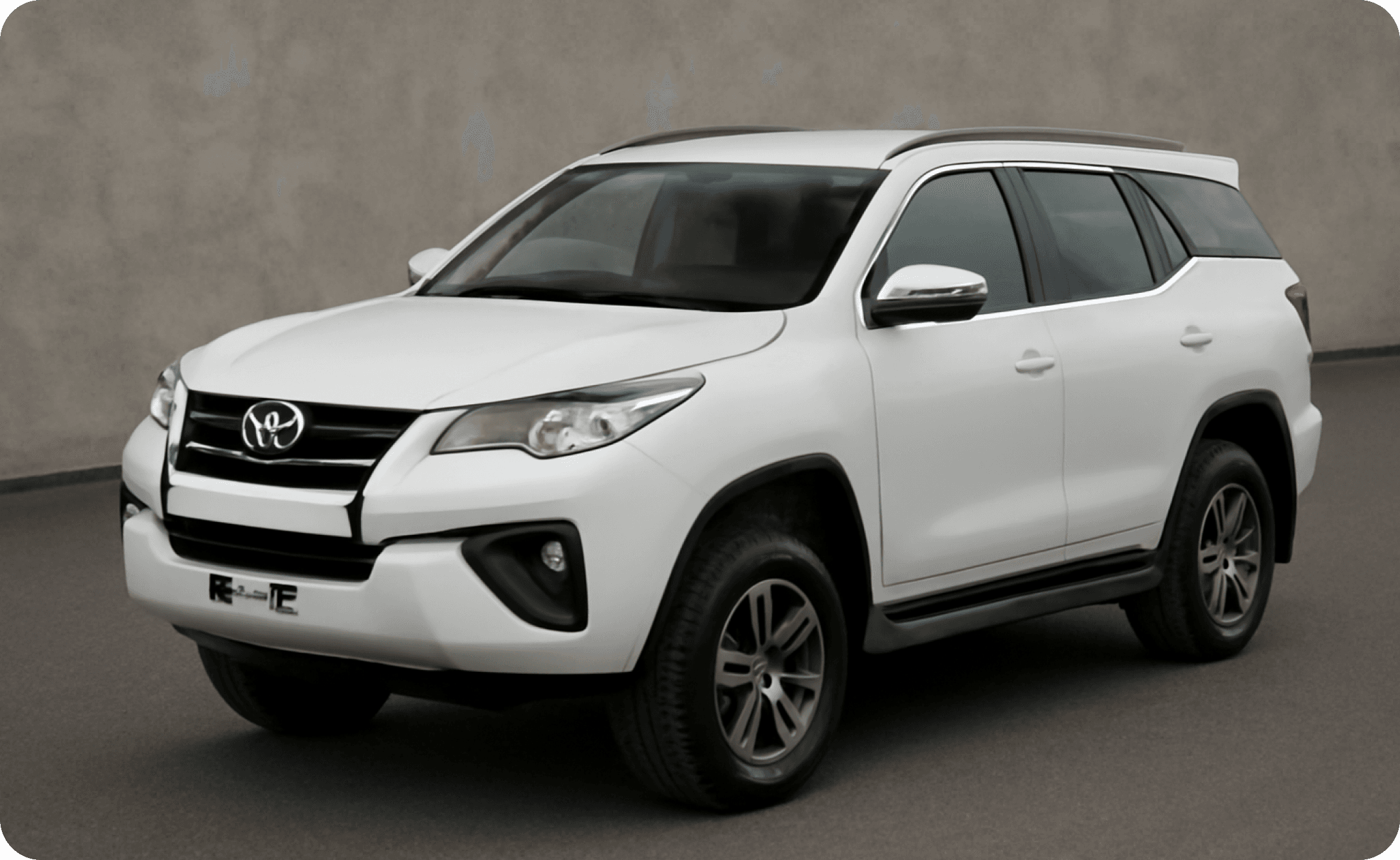 Fortuner SUV comparison image for the stick-on lifespan page.
